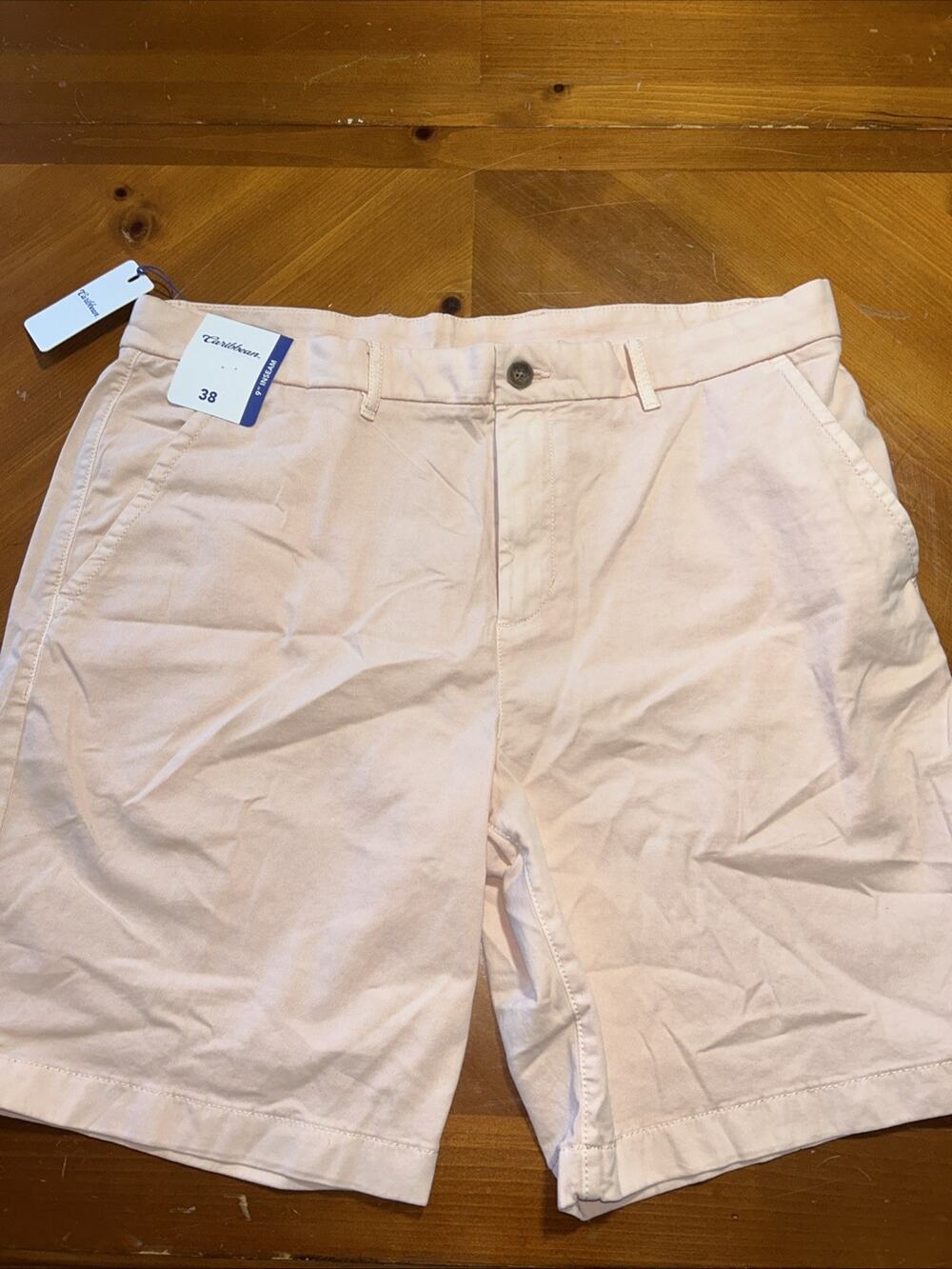 Caribbean 9” Inseam Pink Shorts Size 38 Retail $69.50 NWT